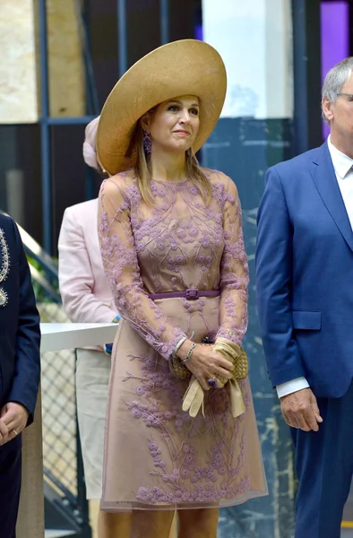 Enschede Netherlands June 2018 Queen Maxima Netherlands Opening Old Factory — Stockfoto