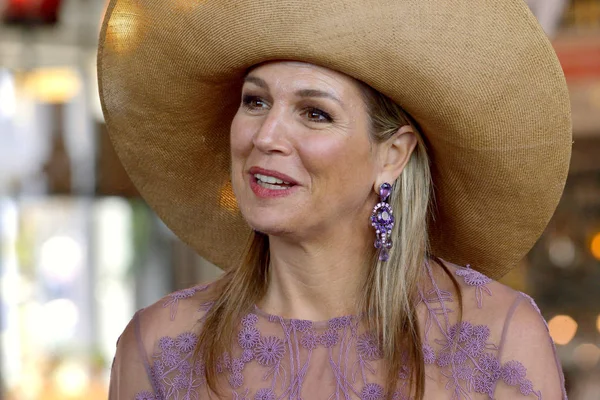 ENSCHEDE, THE NETHERLANDS - JUNE 21, 2018: Queen Maxima from the Netherlands during the re-opening of an old factory called 'The Performance Factory'.