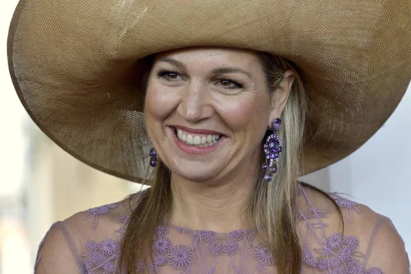 ENSCHEDE, THE NETHERLANDS - JUNE 21, 2018: Queen Maxima from the Netherlands during the re-opening of an old factory called 'The Performance Factory'.