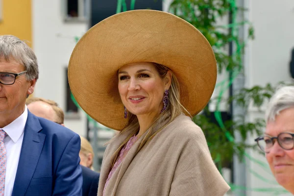 Enschede Netherlands June 2018 Queen Maxima Netherlands Opening Old Factory — Stockfoto