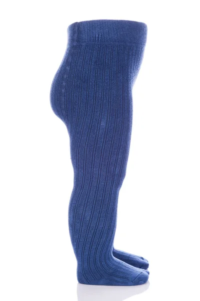 Kinder Maillots Panty Baby Producten Blauwe Kousen — Stockfoto