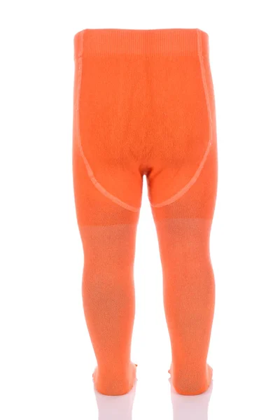 儿童紧身衣 连裤袜 婴儿用品 橙色紧身衣 — 图库照片