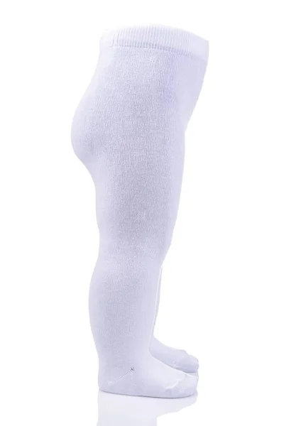 儿童紧身衣 连裤袜 婴儿用品 白色紧身衣 — 图库照片