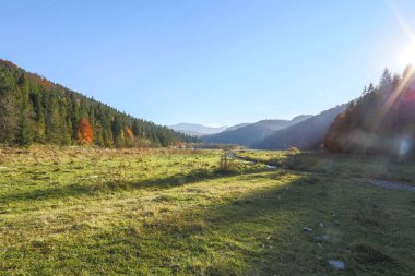 dağlar, peyzaj, orman, nehir