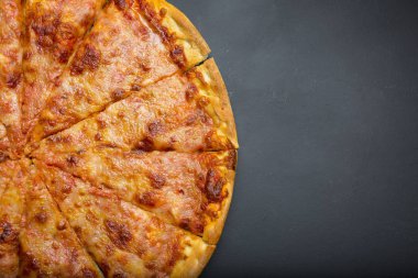 Taze pişmiş peynir Pizza havai görünümü