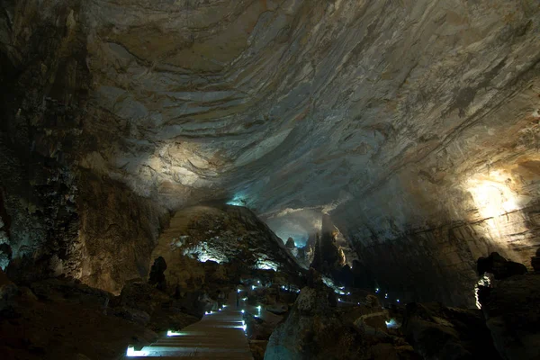 Cacahuamilpa Höhlen Grutas Cacahuamilpa Sind Eines Der Größten Höhlensysteme Der — Stockfoto