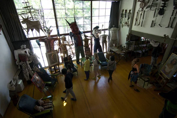 Ciudad México México 2019 Casa Studio Museum Diego Rivera Frida — Foto de Stock