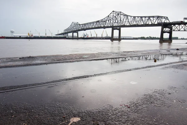 Baton Rouge Luizjana Usa 2019 Most Łączący Baton Rouge Port — Zdjęcie stockowe