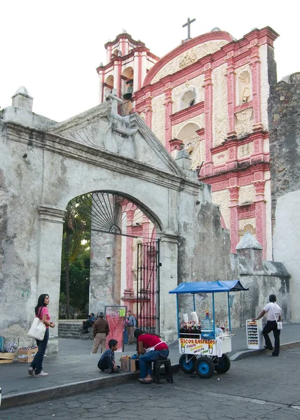 Cuernavaca Morelos México 2019 Uma Capela Lado Catedral Asuncion — Fotografia de Stock