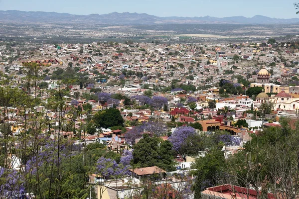 San Miguel Allende Guanajuato México 2019 Vista Panorámica Ciudad Incluyendo — Foto de Stock