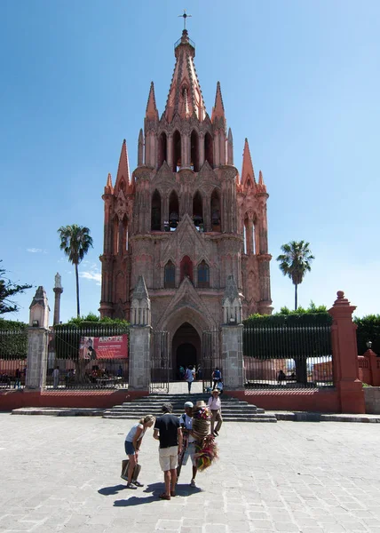 San Miguel Allende Guanajuato Mexico 2019 Parroquia San Miguel Arcngel — Stockfoto