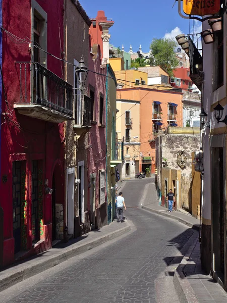 Guanajuato City Guanajuato Mexico 2017 Een Straat Het Historische Centrum — Stockfoto