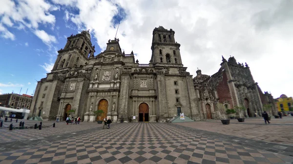 Mexico Stad Mexico 2019 Metropolitan Cathedral Met Metropolitan Tabernacle Aan — Stockfoto