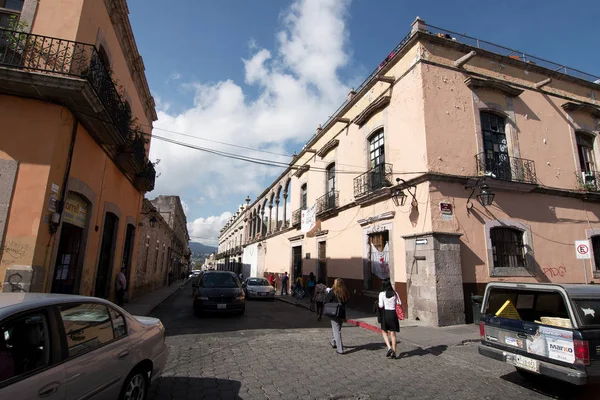 Morelia Michoacán México 2019 Vista Una Calle Centro Ciudad —  Fotos de Stock