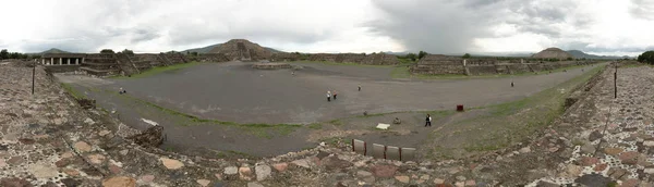 Teotihuacán México 2019 Vista Panorámica Las Pirámides Teotihuacán Patrimonio Humanidad — Foto de Stock