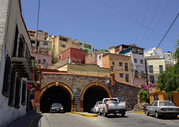 Guanajuato City Guanajuato Mexico 2019 Eine Straße Der Nähe Des — Stockfoto