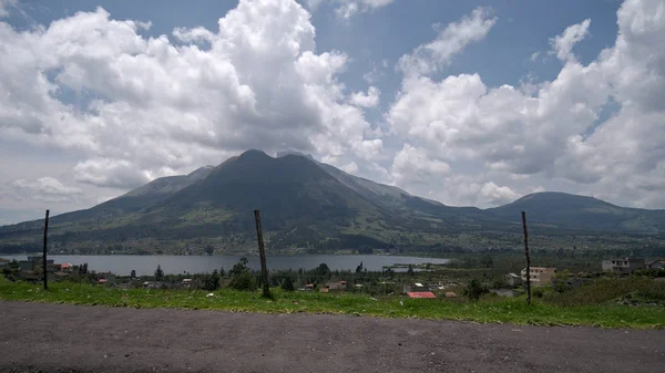 Imbabura Ecuador 2019 Kilátás Lago San Pablo Cerro Imbabura Található — Stock Fotó