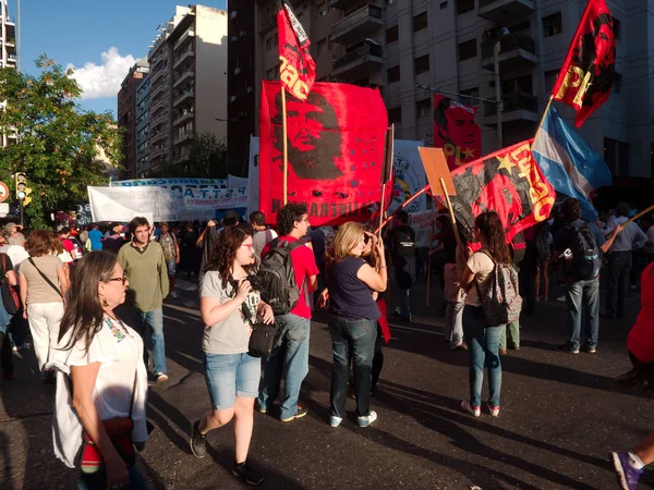 Córdoba Argentina Março 2016 Manifestações Dia Lembrança Verdade Justiça Memoria — Fotografia de Stock