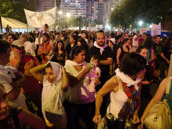 Cordoba Arjantin Mart 2016 Kirli Savaş Kurbanlarını Anmak Için Doğruluk — Stok fotoğraf