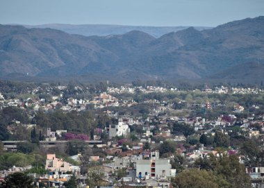 Cordoba City, Cordoba, Arjantin'de bir yerleşim bölgesinin panoramik görünümü