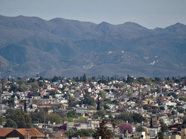 Panoramatický Výhled Rezidenční Čtvrť Cordoba City Cordoba Argentina — Stock fotografie
