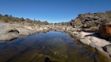 Los Chiorrillos nehri manzarası, Cabalango, Cordoba, Arjantin