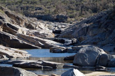 Los Chiorrillos nehri manzarası, Cabalango, Cordoba, Arjantin