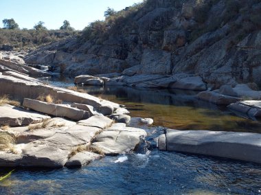 Los Chiorrillos nehri manzarası, Cabalango, Cordoba, Arjantin