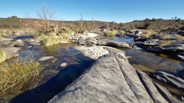 Los Chiorrillos nehri manzarası, Cabalango, Cordoba, Arjantin