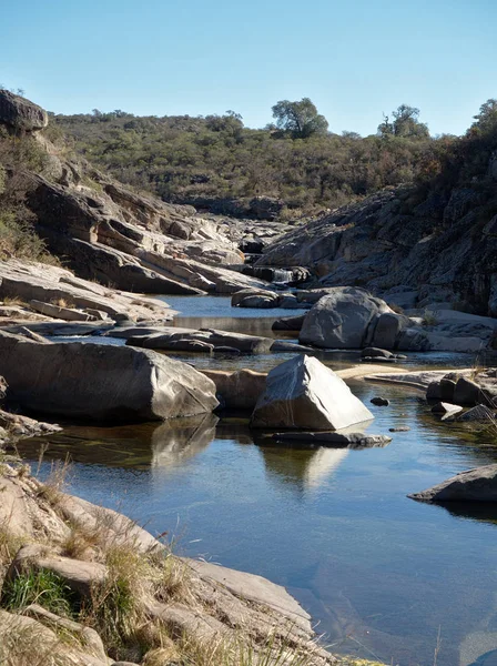 Uitzicht Rivier Los Chiorrillos Cabalango Cordoba Argentinië — Stockfoto