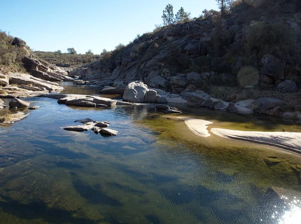 Pohled Řeku Los Chiorrillos Cabalango Cordobě Argentina — Stock fotografie