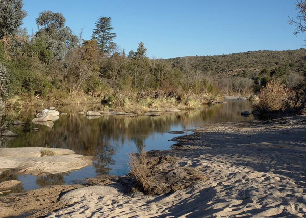 Uitzicht Rivier Los Chiorrillos Cabalango Cordoba Argentinië — Stockfoto