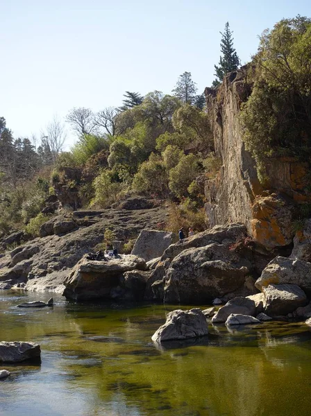 Cuesta Blanca Cordoba Argentinië 2019 Uitzicht Rivier San Antonio Een — Stockfoto