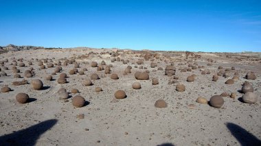 Ischigualasto Provincial Park'ta kaya oluşumları, San Juan, Arjantin