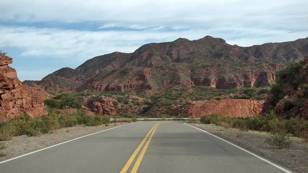 Der Blick Entlang Der Berühmten Route Rioja Artgentina — Stockfoto