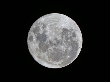 The super moon of Feb 18th, 2019 as seen from Cordoba City, Cordoba, Argentina. clipart