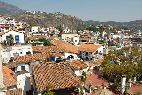 Taxco Guerrero Mexico 2019 Panoramic View Historic Center Showing Traditional — Stock Photo, Image