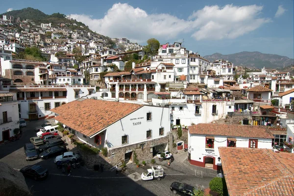 Taxco Guerrero Mexico 2019 Panoramic View Historic Center Showing Traditional — Stock Photo, Image