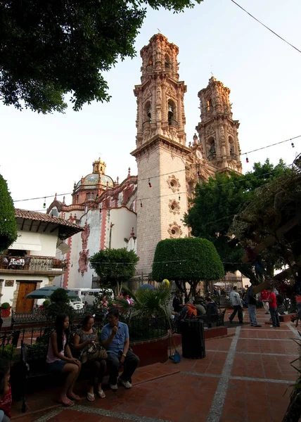 Taxco Guerrero México 2019 Parroquia Santa Prisca San Sebastian Uma — Fotografia de Stock