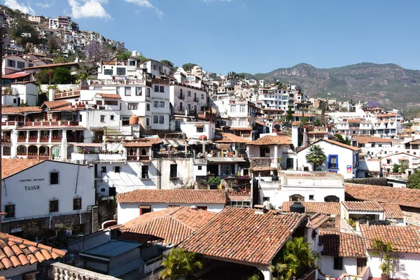 Taxco Guerrero Mexico 2018 Panoramic View Historic Center Showing Traditional — Stock Photo, Image