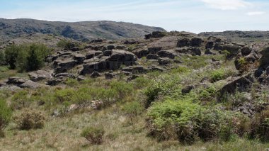Cerro Blanco rezerv görünümü, Cordoba Eyaleti Tanti ve Los Gigantes yakın, Arjantin.