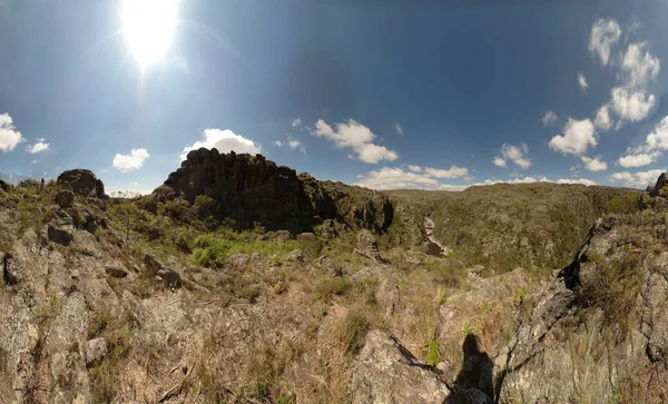 Pohled Rezervaci Cerro Blanco Nedaleko Tanti Los Gigantes Provincii Cordoba — Stock fotografie