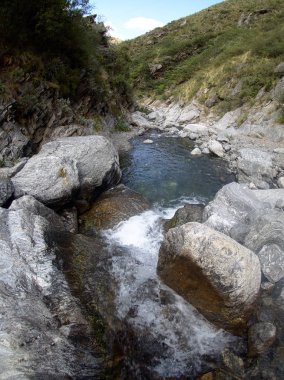 Villa de Merlo, San Luis, Arjantin'deki Reserva Florofaunistica rezervinin manzarası.