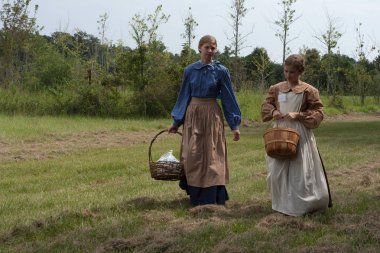 Baton Rouge, Louisiana, Abd - 2019: Lsu Kırsal Yaşam Müzesi'nde iç savaş canlandırma, Louisiana tarihinin bir açık hava müzesi.