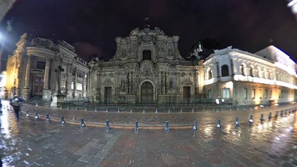 Quito Pichincha Ecuador 2019 Exteriört Beskåda Kyrkan Samhället Jesus Compania — Stockfoto