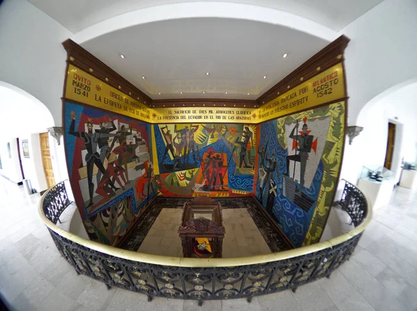 Quito Pichincha Ecuador 2019 Mural Guayasamn Palacio Carondelet Sede Del — Foto de Stock