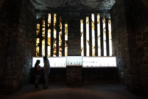 Ciudad México México 2019 Interior Del Museo Anahuacalli Edificio Piedra — Foto de Stock