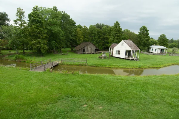 Baton Rouge Louisiana Usa 2019 Een Hut Schuur Lsu Rural — Stockfoto