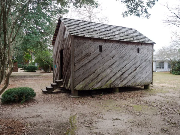 Baton Rouge Louisiana Usa 2019 Een Houten Gevangenis Lsu Rural — Stockfoto