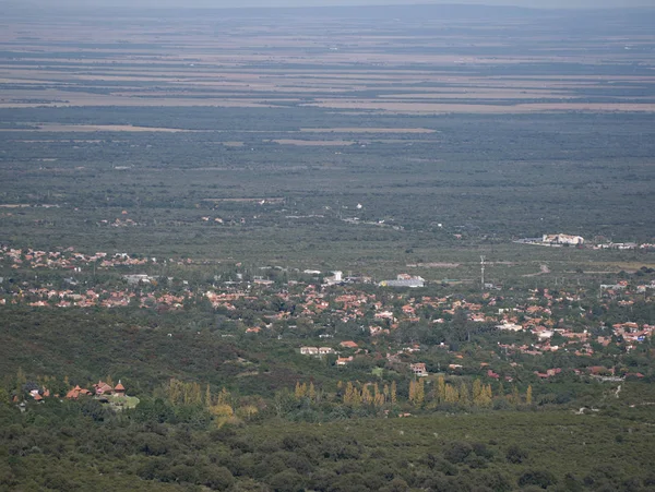 Vista Una Valle Dal Fiume Pasos Malos Villa Merlo San — Foto Stock